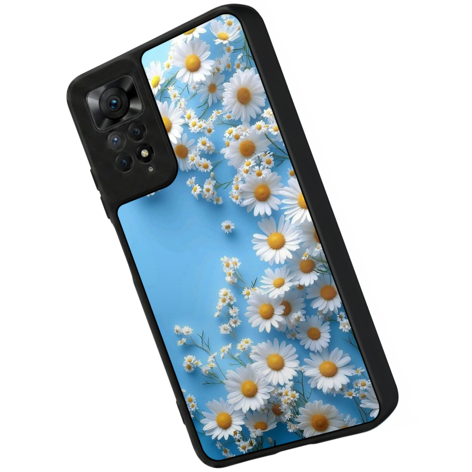 Xiaomi Redmi Note 11 Pro Uyumlu Cicek Tasarımlı Glossy Premium Kılıf