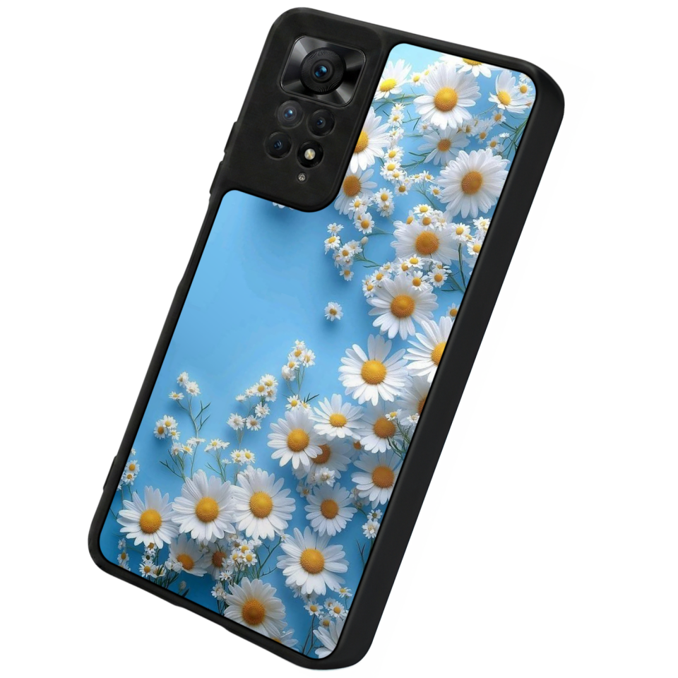 Xiaomi Redmi Note 11 Pro Uyumlu Cicek Tasarımlı Glossy Premium Kılıf
