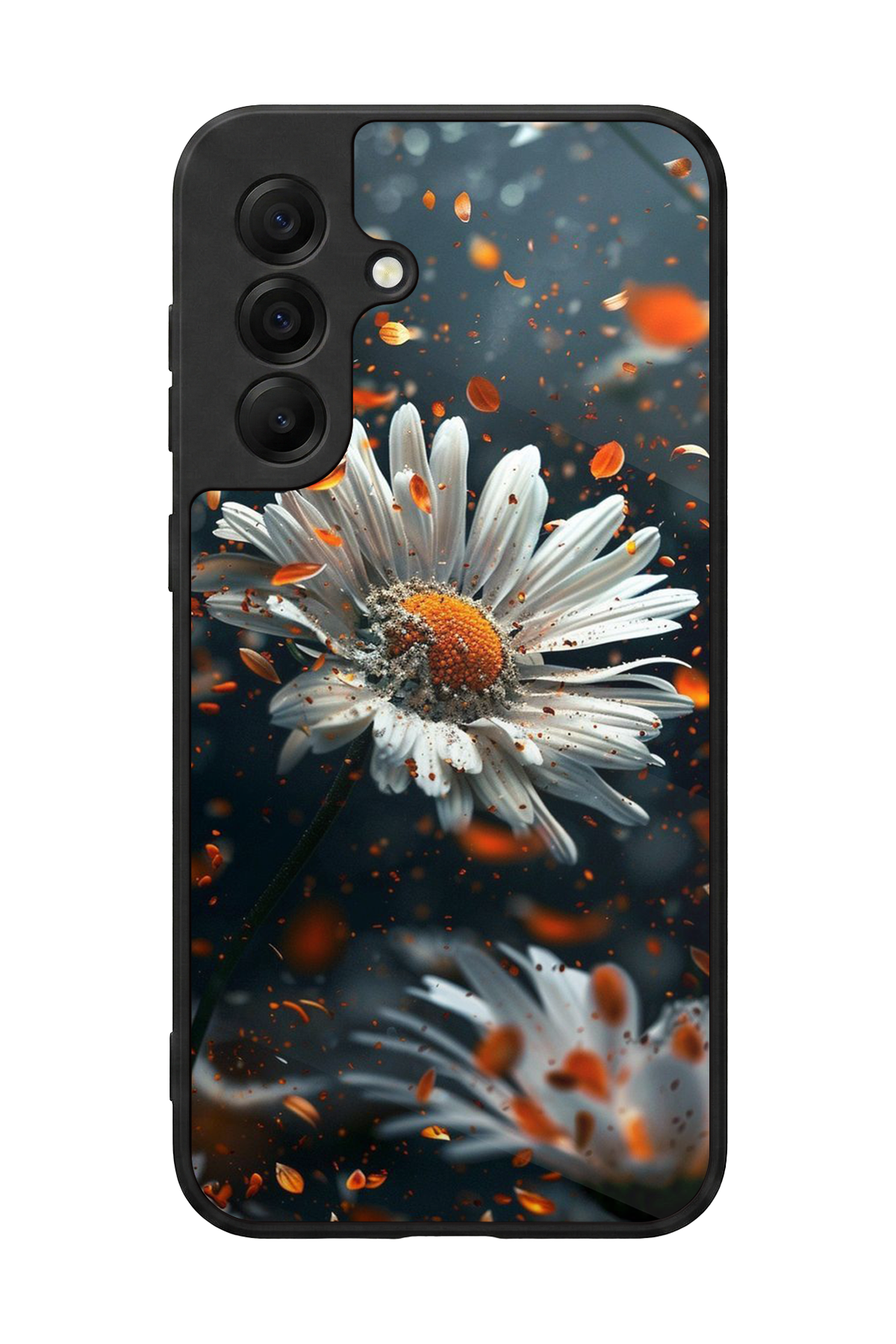 Samsung Galaxy A17 Uyumlu Cicek Tasarımlı Glossy Premium Kılıf