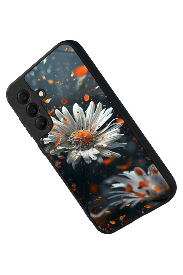 Samsung Galaxy A17 Uyumlu Cicek Tasarımlı Glossy Premium Kılıf
