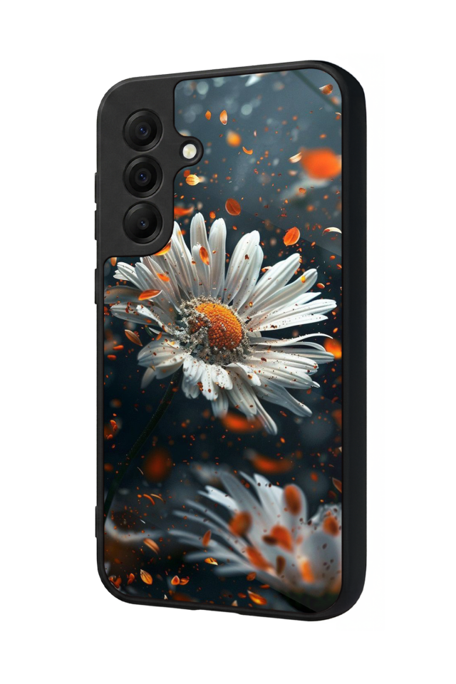 Samsung Galaxy A17 Uyumlu Cicek Tasarımlı Glossy Premium Kılıf