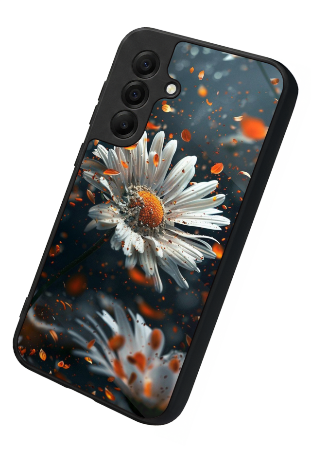 Samsung Galaxy A17 Uyumlu Cicek Tasarımlı Glossy Premium Kılıf