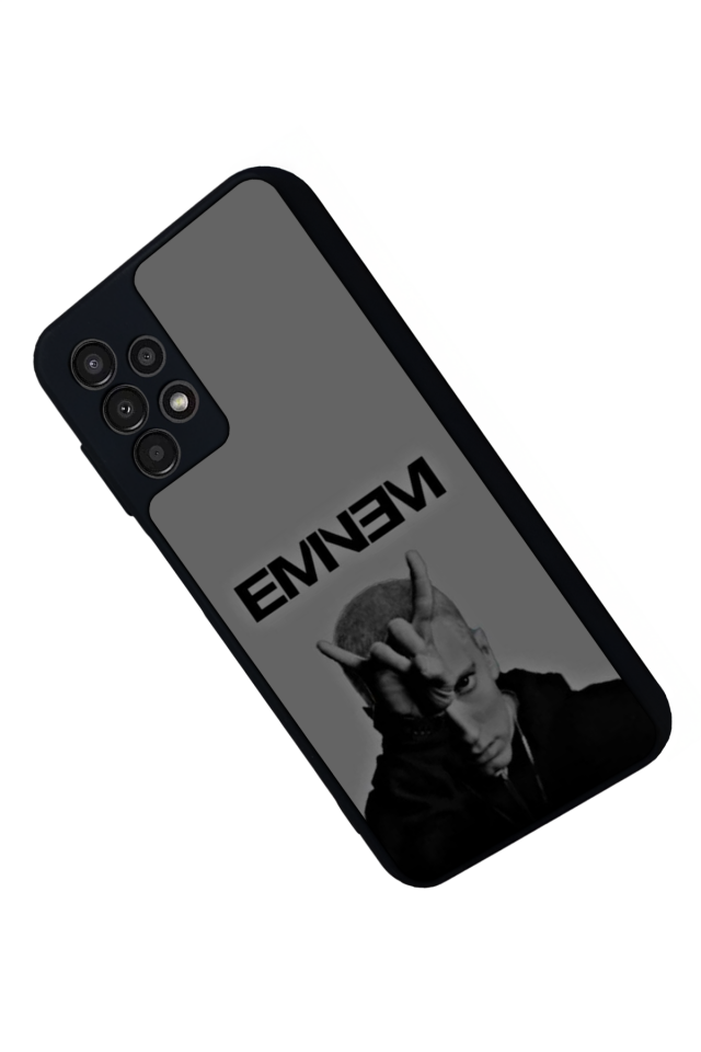 Samsung Galaxy A23 Uyumlu Eminem Tasarımlı Glossy Premium Kılıf