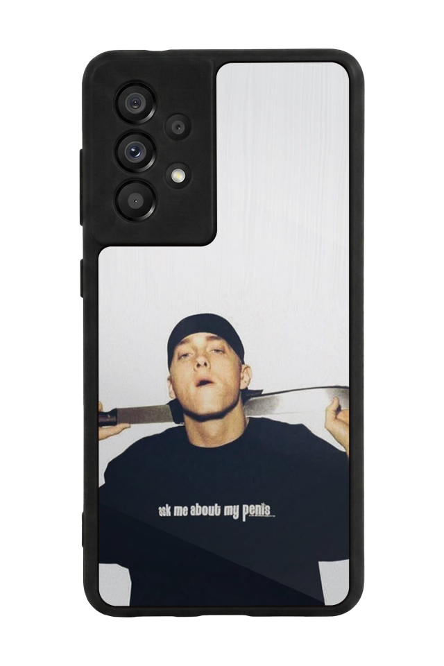 Samsung Galaxy A73 Uyumlu Eminem Tasarımlı Glossy Premium Kılıf