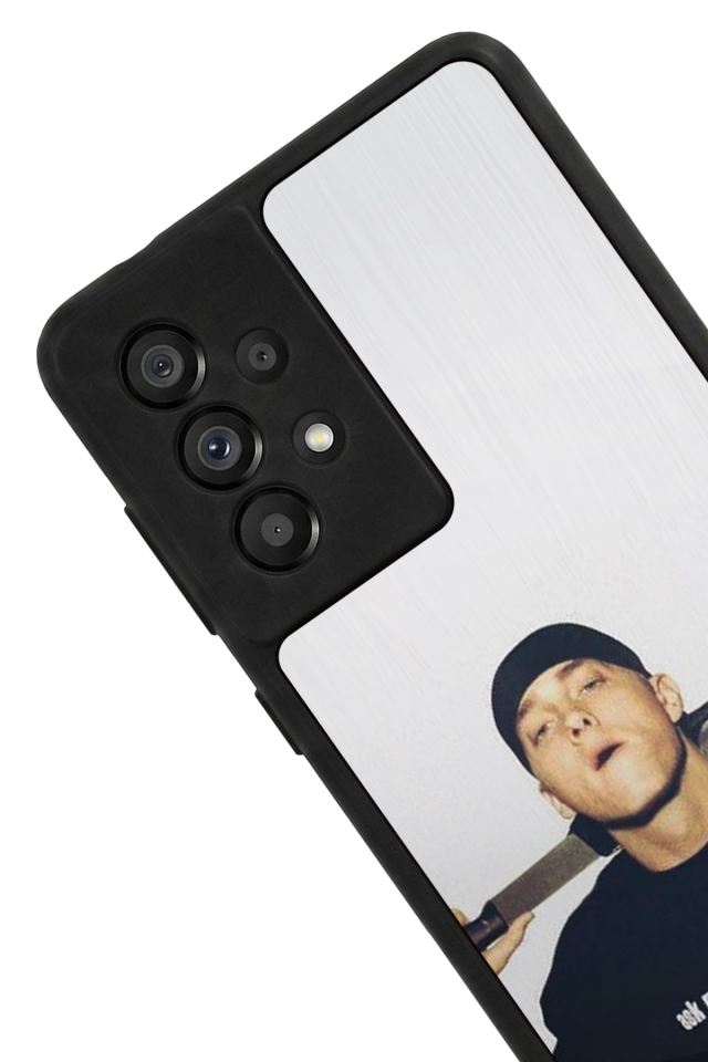 Samsung Galaxy A73 Uyumlu Eminem Tasarımlı Glossy Premium Kılıf