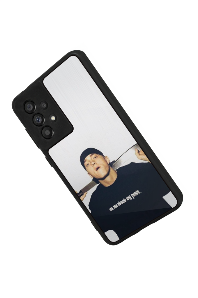 Samsung Galaxy A73 Uyumlu Eminem Tasarımlı Glossy Premium Kılıf
