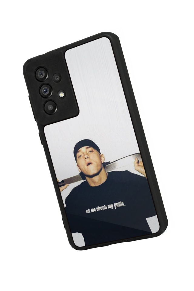 Samsung Galaxy A73 Uyumlu Eminem Tasarımlı Glossy Premium Kılıf