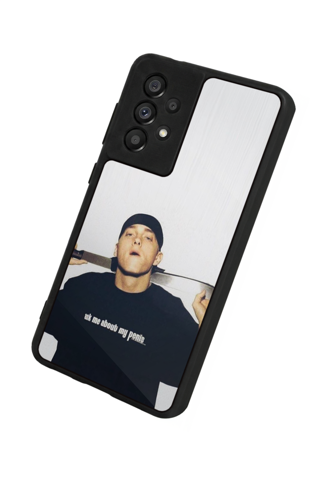 Samsung Galaxy A73 Uyumlu Eminem Tasarımlı Glossy Premium Kılıf