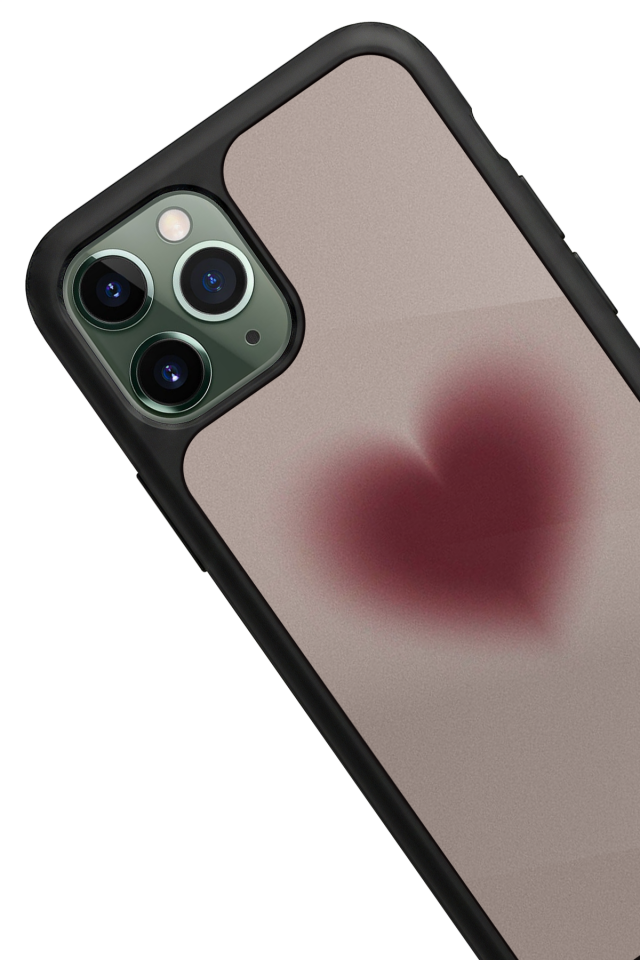 iPhone 11 Pro Uyumlu Kalp Love Tasarımlı Glossy Premium Kılıf