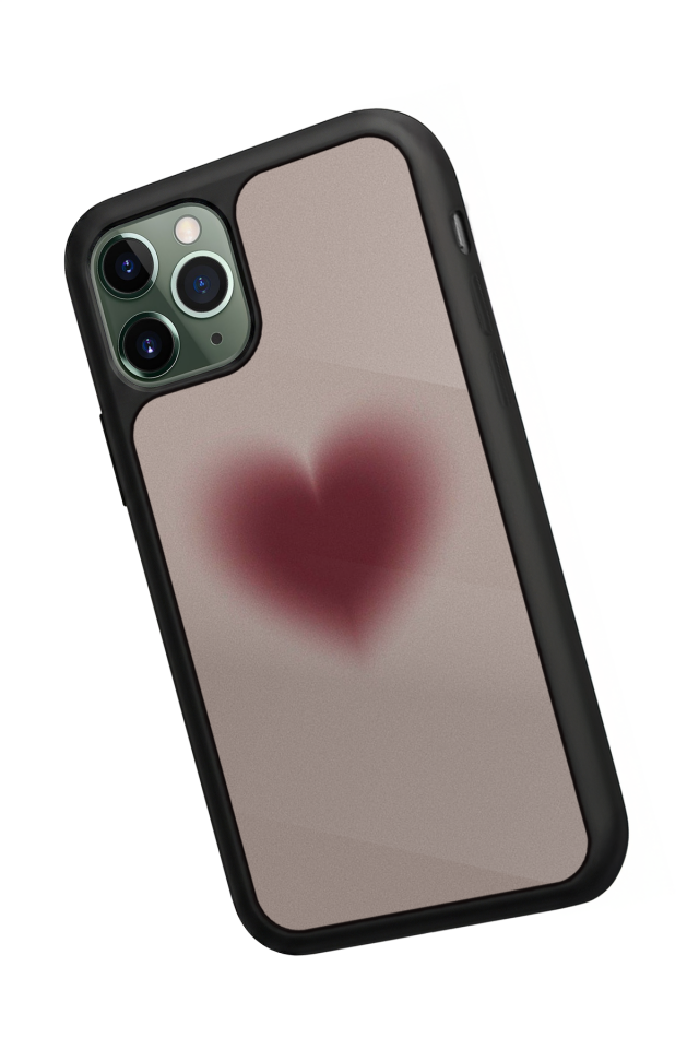 iPhone 11 Pro Uyumlu Kalp Love Tasarımlı Glossy Premium Kılıf