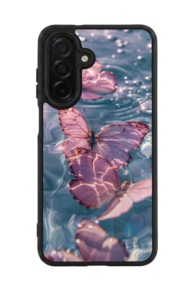 Samsung Galaxy A26 Uyumlu Kelebek Tasarımlı Glossy Premium Kılıf