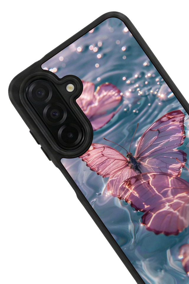 Samsung Galaxy A26 Uyumlu Kelebek Tasarımlı Glossy Premium Kılıf