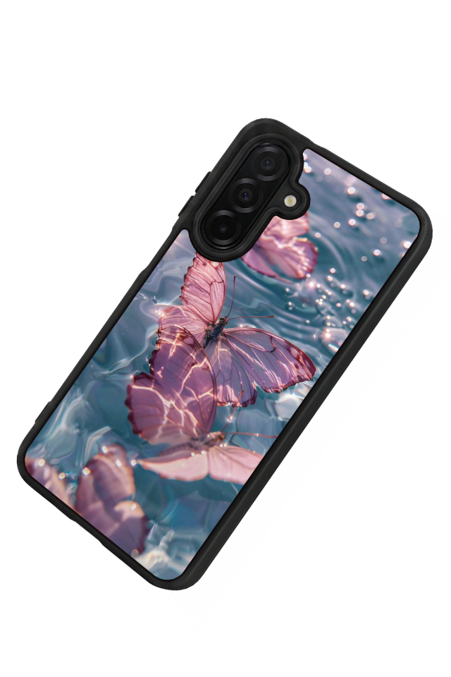 Samsung Galaxy A26 Uyumlu Kelebek Tasarımlı Glossy Premium Kılıf