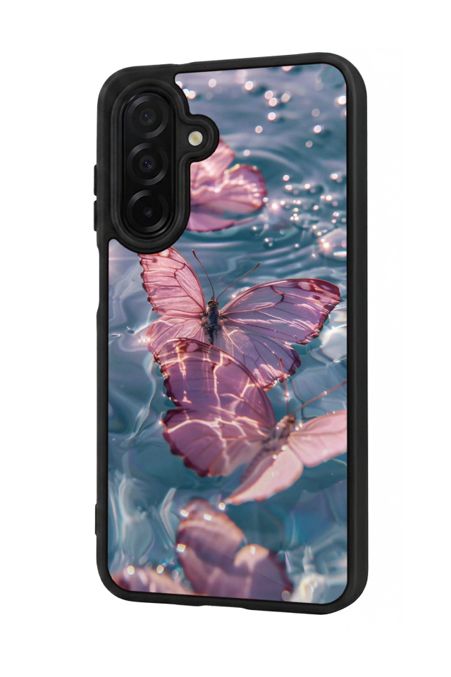 Samsung Galaxy A26 Uyumlu Kelebek Tasarımlı Glossy Premium Kılıf
