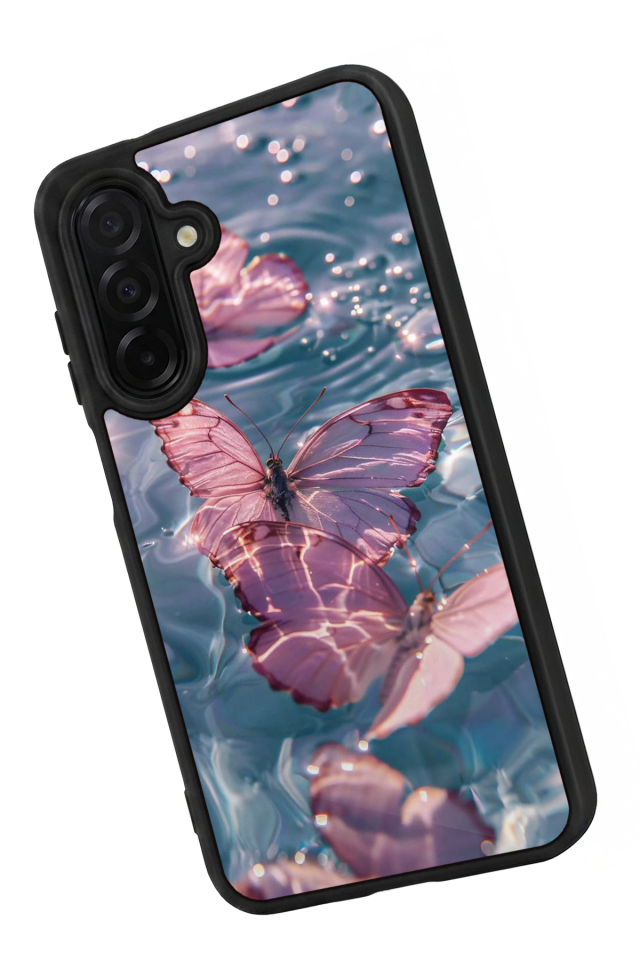 Samsung Galaxy A26 Uyumlu Kelebek Tasarımlı Glossy Premium Kılıf