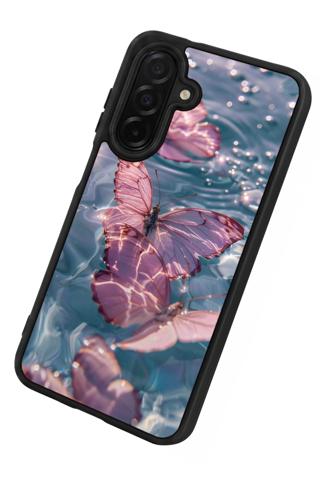 Samsung Galaxy A26 Uyumlu Kelebek Tasarımlı Glossy Premium Kılıf