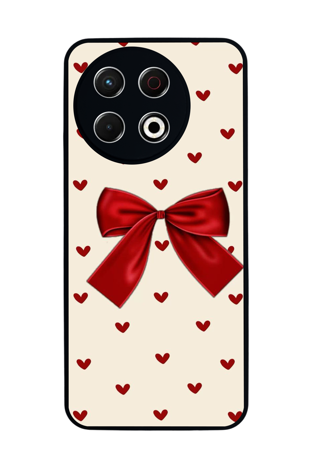 Tecno Spark 30 Pro Uyumlu Kurdele Tasarımlı Glossy Premium Kılıf