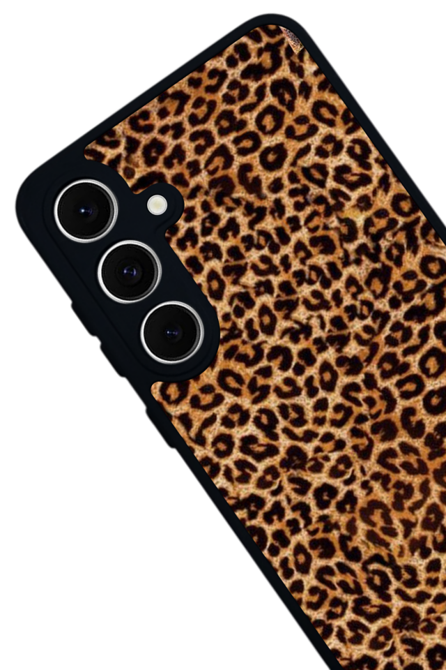 Samsung Galaxy S24 FE Uyumlu Leopar Tasarımlı Glossy Premium Kılıf