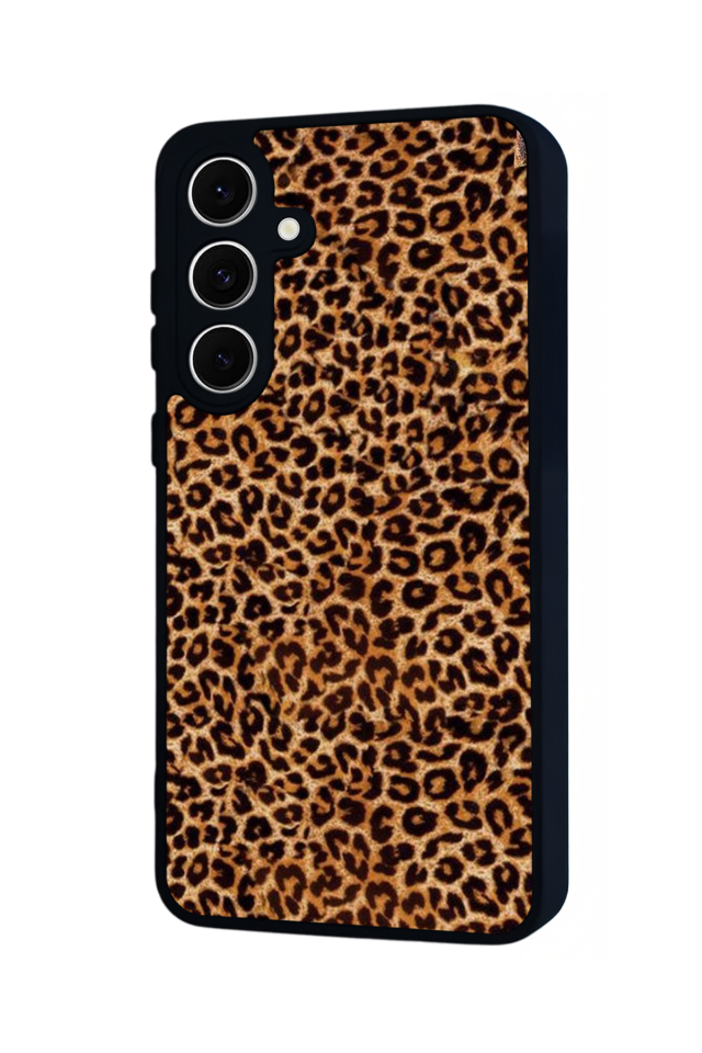 Samsung Galaxy S24 FE Uyumlu Leopar Tasarımlı Glossy Premium Kılıf