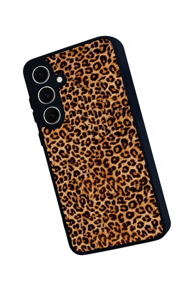 Samsung Galaxy S24 FE Uyumlu Leopar Tasarımlı Glossy Premium Kılıf