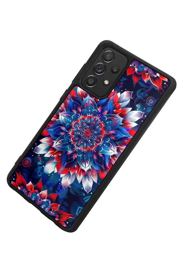 Samsung Galaxy A72 Uyumlu Mandala Tasarımlı Glossy Premium Kılıf