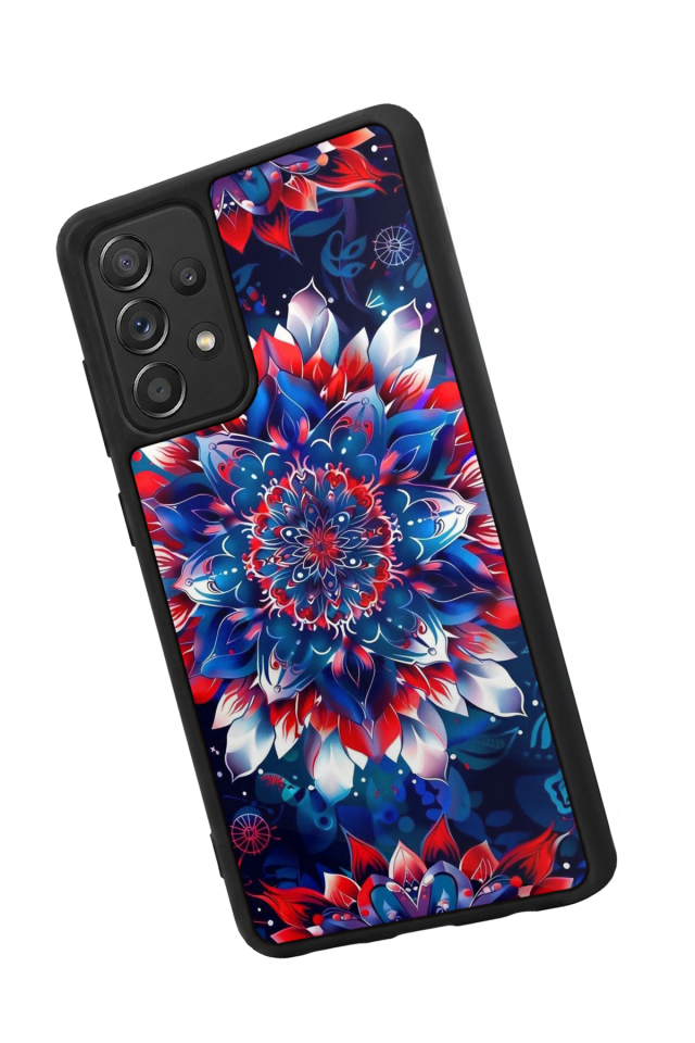 Samsung Galaxy A72 Uyumlu Mandala Tasarımlı Glossy Premium Kılıf