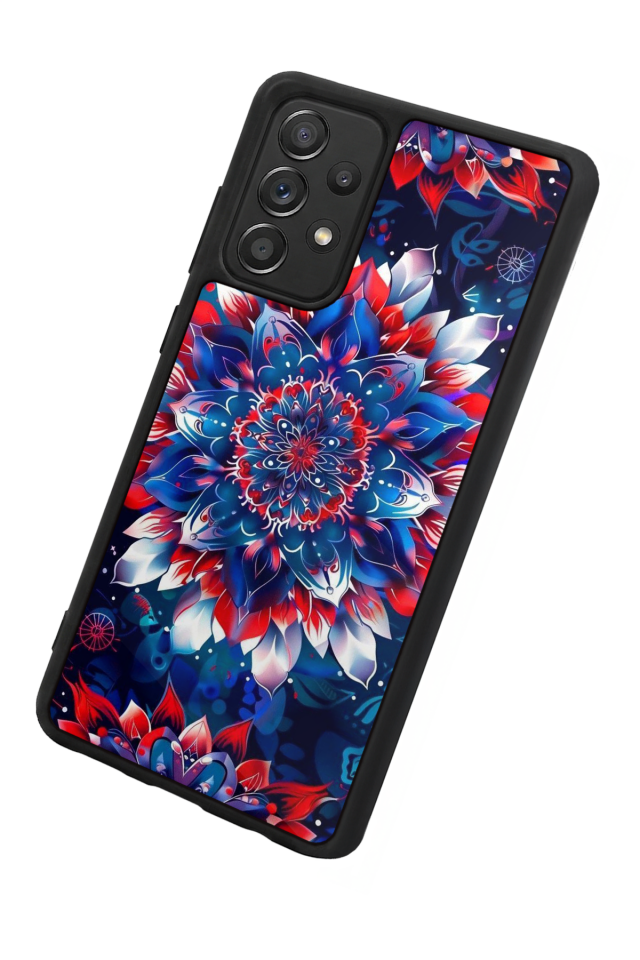 Samsung Galaxy A72 Uyumlu Mandala Tasarımlı Glossy Premium Kılıf