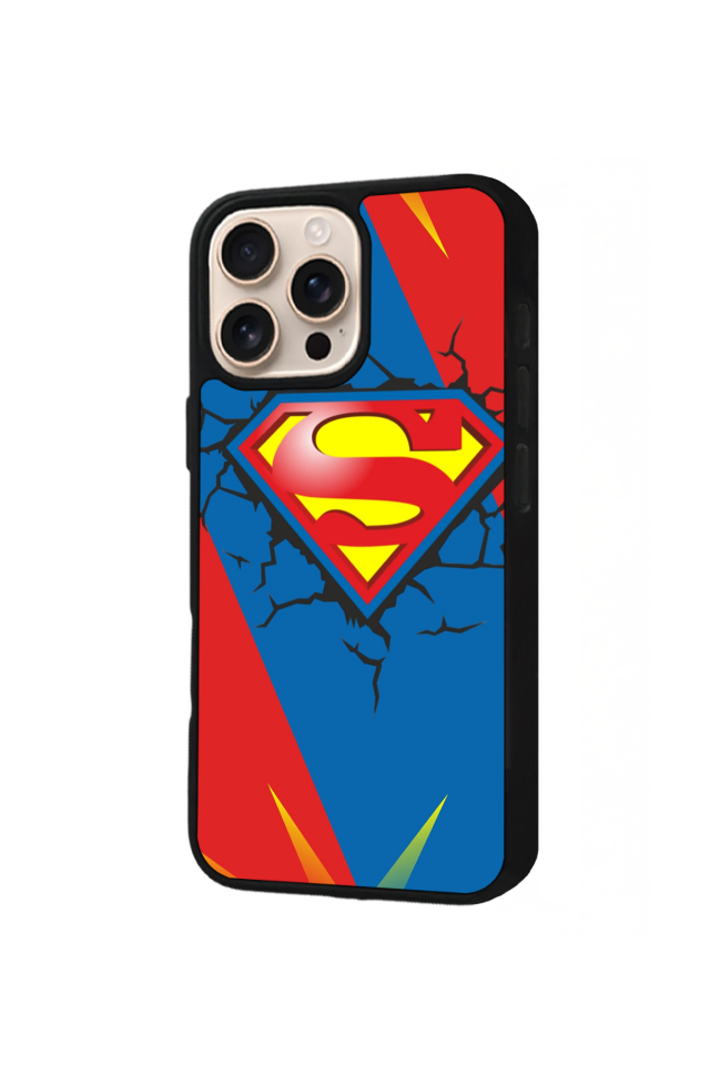 iPhone 15 Pro Max Uyumlu Superman Tasarımlı Glossy Premium Kılıf