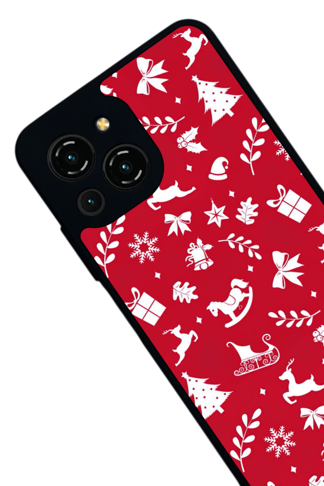 Reeder S23 Pro Max Uyumlu Yilbasi Christmas Tasarımlı Glossy Premium Kılıf