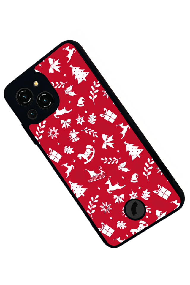 Reeder S23 Pro Max Uyumlu Yilbasi Christmas Tasarımlı Glossy Premium Kılıf
