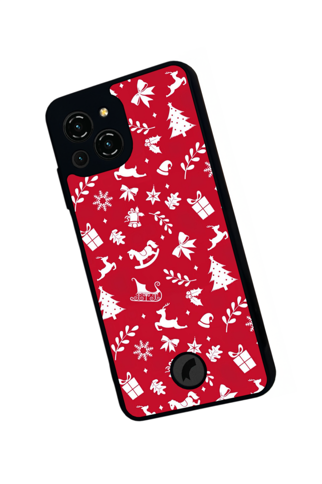 Reeder S23 Pro Max Uyumlu Yilbasi Christmas Tasarımlı Glossy Premium Kılıf
