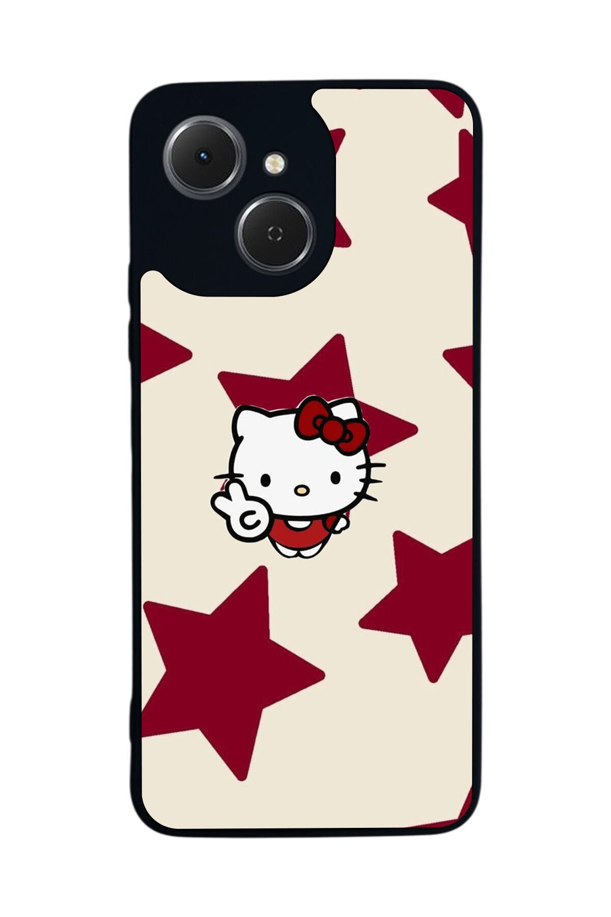 Tecno Spark 40C Uyumlu HelloKitty Tasarımlı Glossy Premium Kılıf