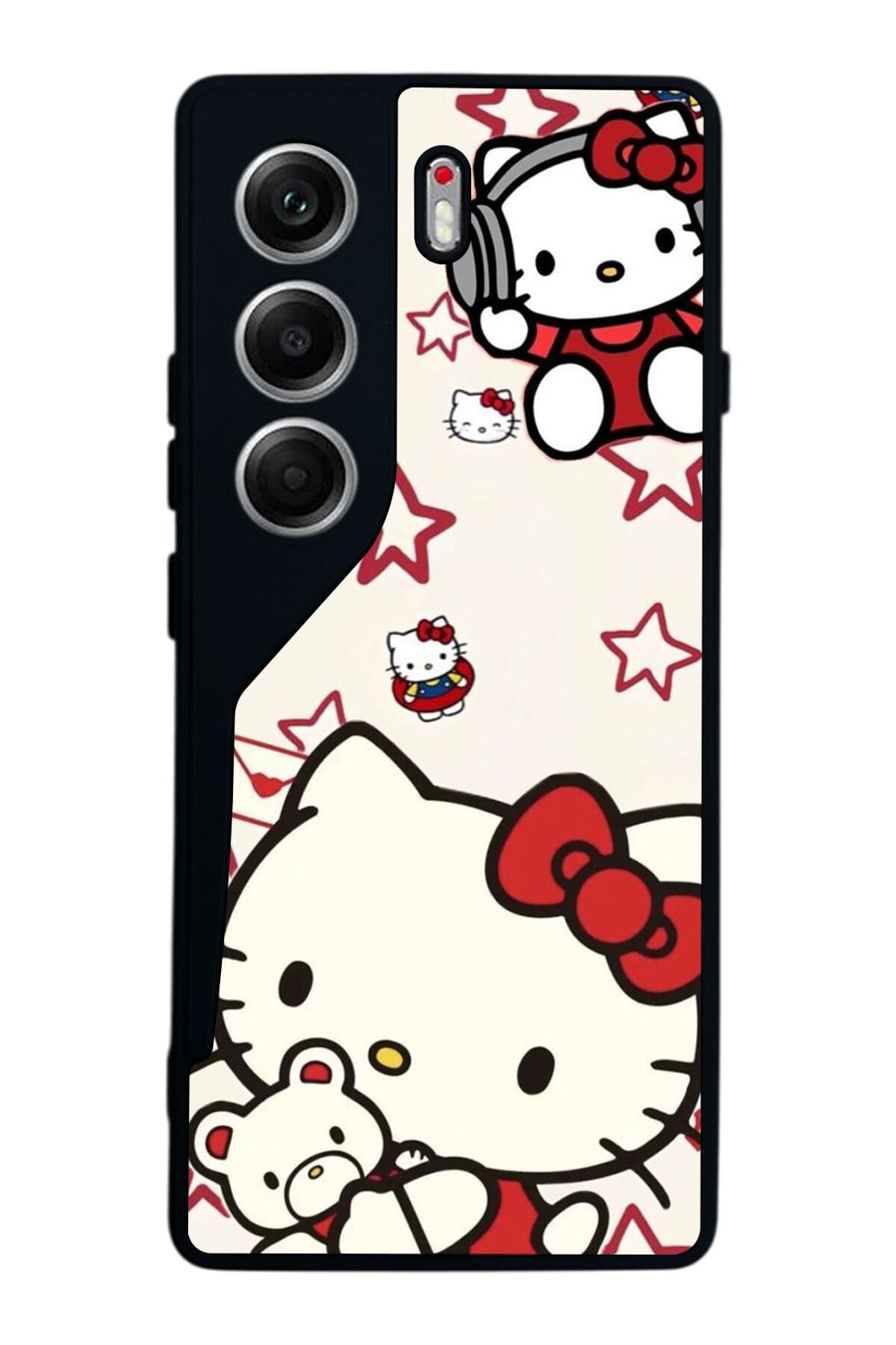 Tecno Camon 40 Uyumlu HelloKitty Tasarımlı Glossy Premium Kılıf
