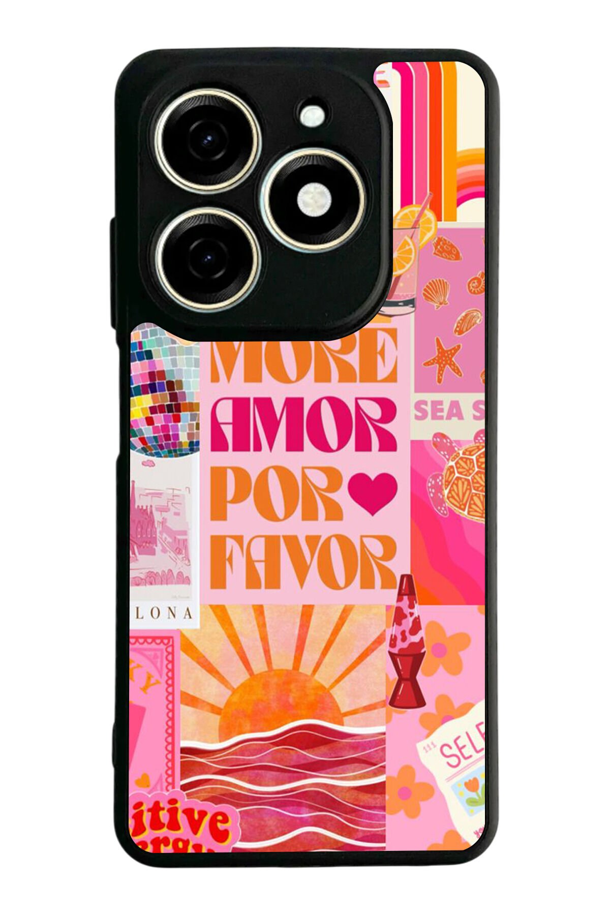 Tecno Spark 20/20C Uyumlu Poster Tasarımlı Glossy Premium Kılıf
