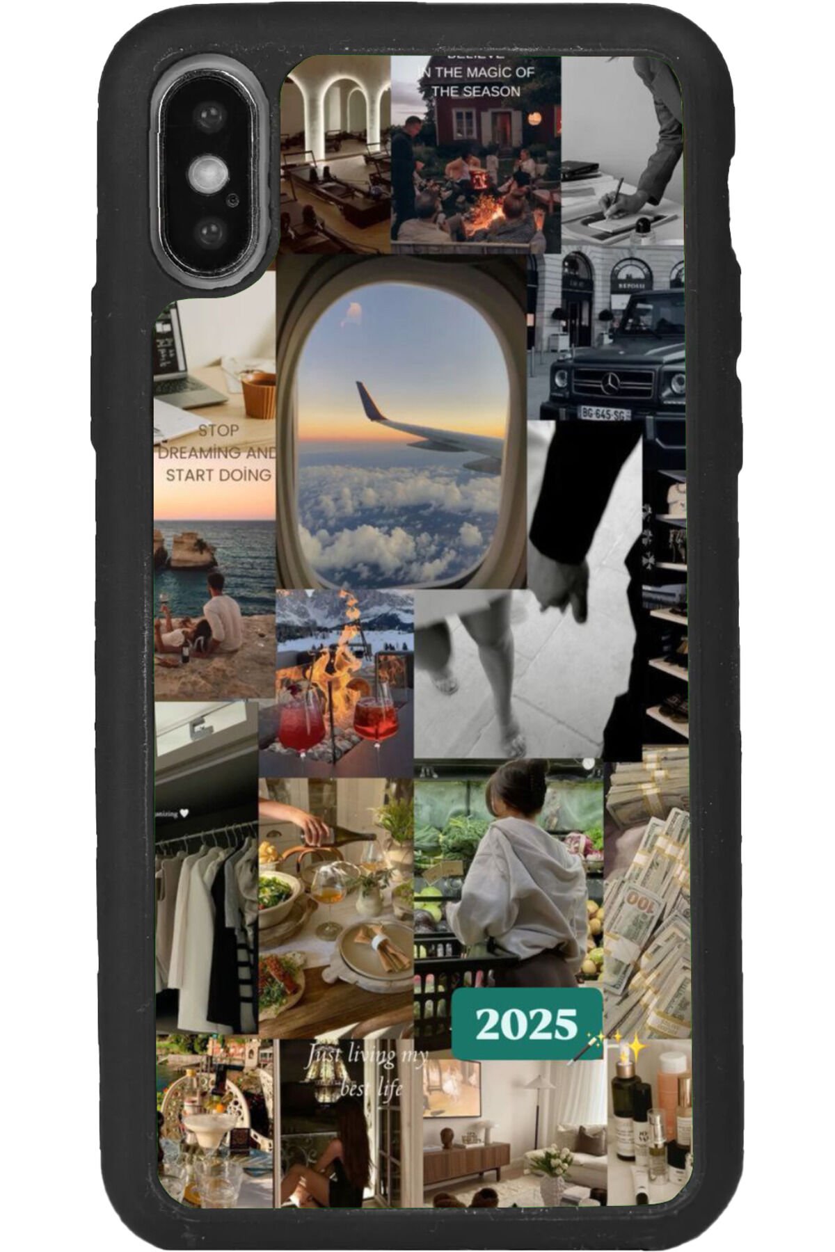 iPhone XS Max Uyumlu Mat Siyah uyumlu Kılıf – Yumuşak Silikon, Koruyucu, Şok Emici Kapak