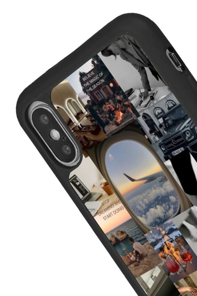 iPhone XS Max Uyumlu Mat Siyah uyumlu Kılıf – Yumuşak Silikon, Koruyucu, Şok Emici Kapak