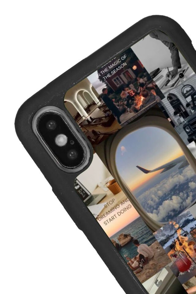 iPhone XS Max Uyumlu Mat Siyah uyumlu Kılıf – Yumuşak Silikon, Koruyucu, Şok Emici Kapak