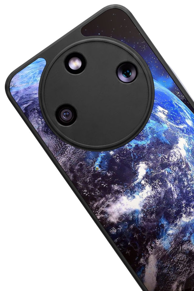 Honor Magic 8 Lite Uyumlu Ay Tasarımlı Glossy Premium Kılıf