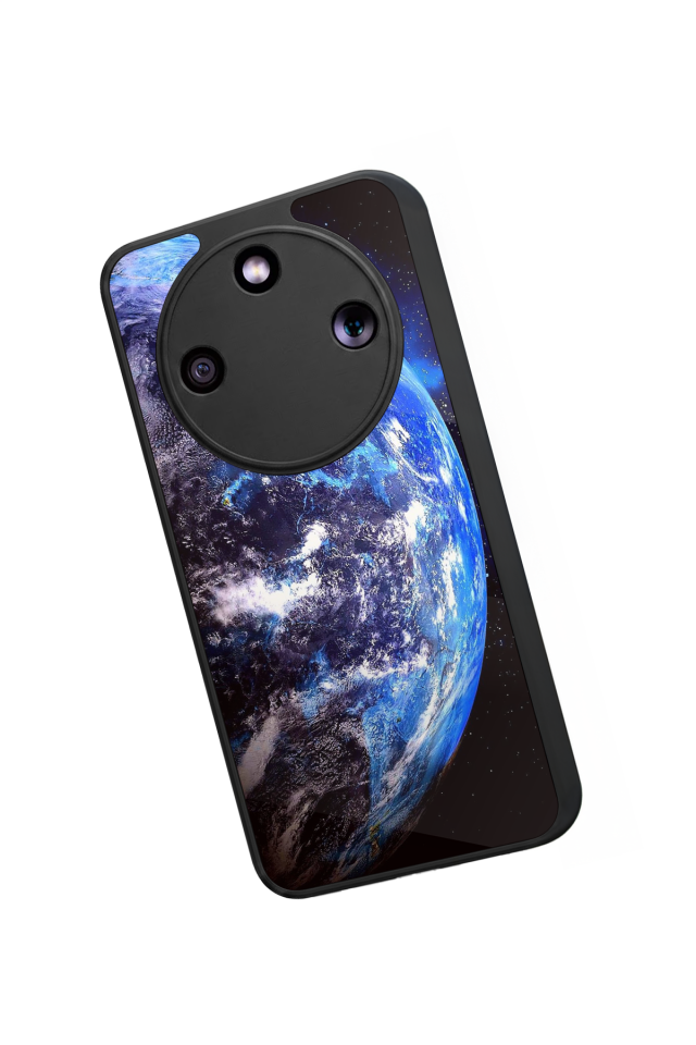 Honor Magic 8 Lite Uyumlu Ay Tasarımlı Glossy Premium Kılıf