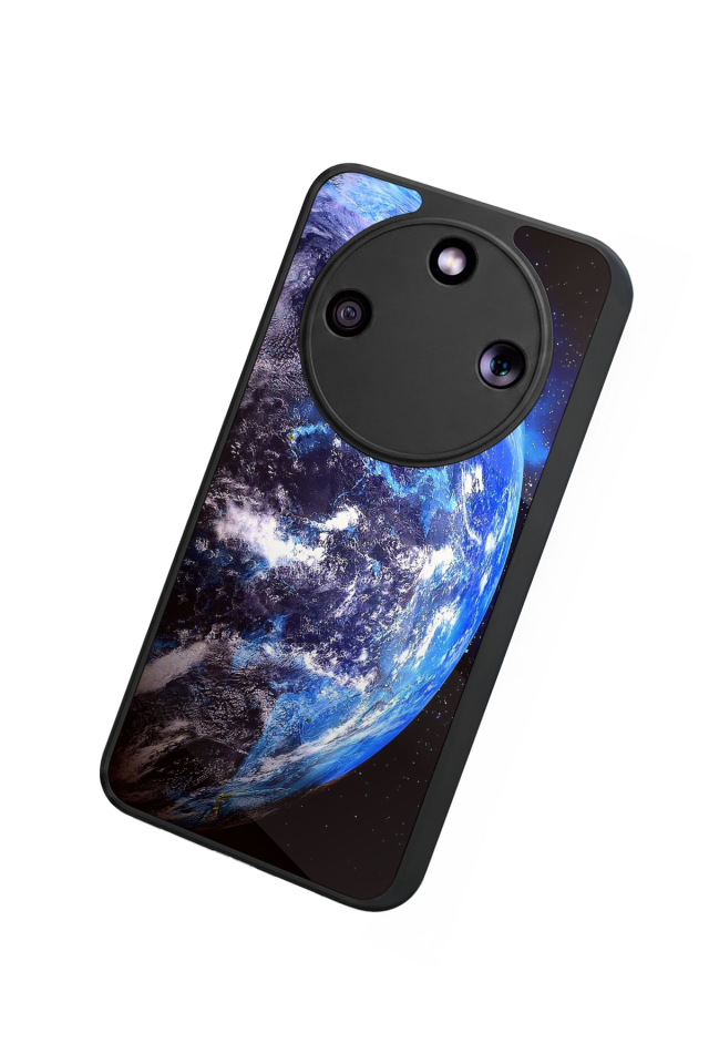 Honor Magic 8 Lite Uyumlu Ay Tasarımlı Glossy Premium Kılıf