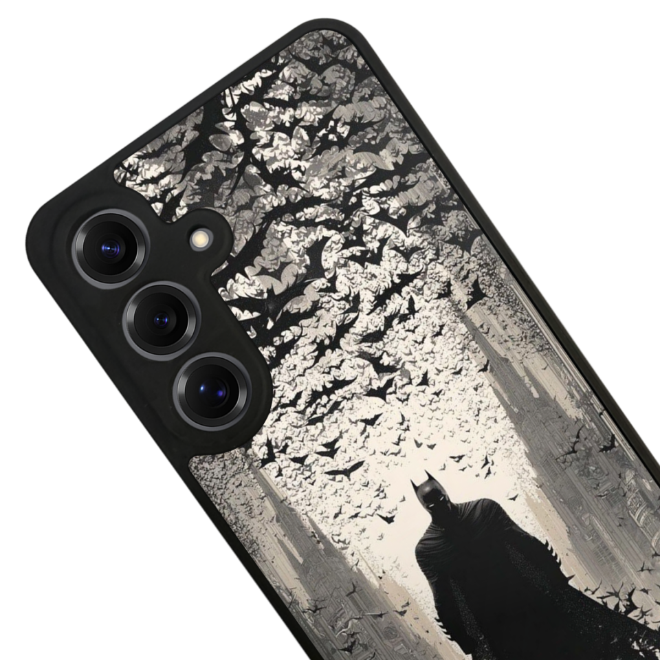 Samsung Galaxy S25 Uyumlu Batman Tasarımlı Glossy Premium Kılıf