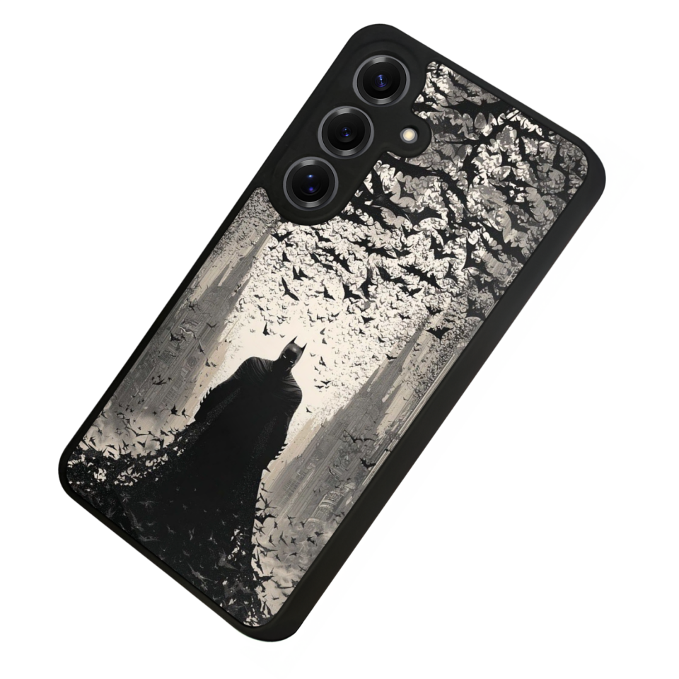Samsung Galaxy S25 Uyumlu Batman Tasarımlı Glossy Premium Kılıf