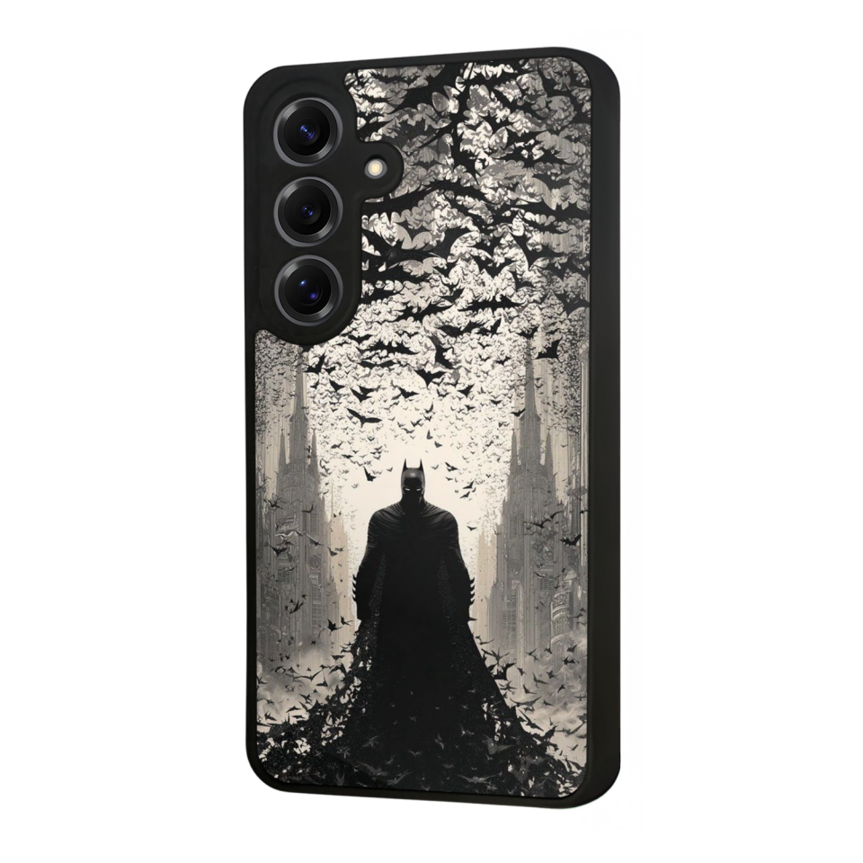 Samsung Galaxy S25 Uyumlu Batman Tasarımlı Glossy Premium Kılıf