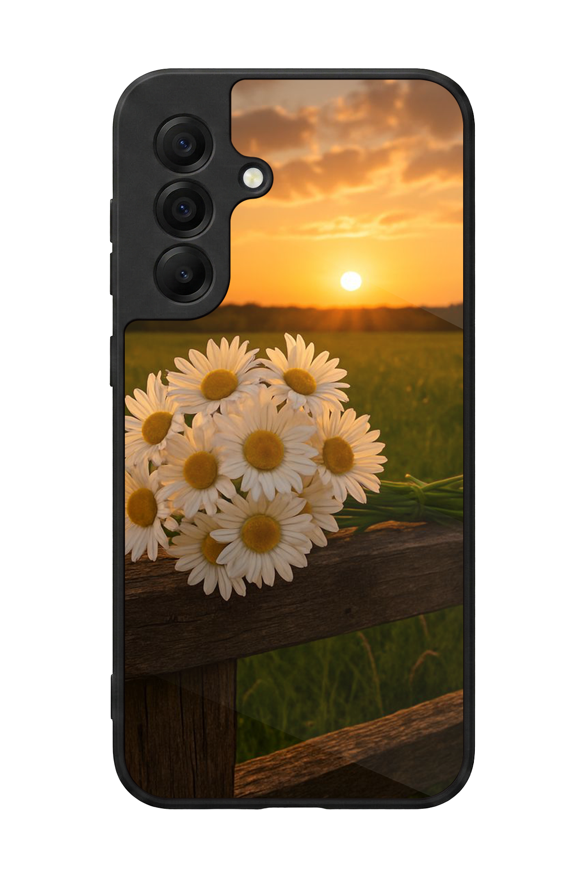 Samsung Galaxy A17 Uyumlu Cicek Tasarımlı Glossy Premium Kılıf