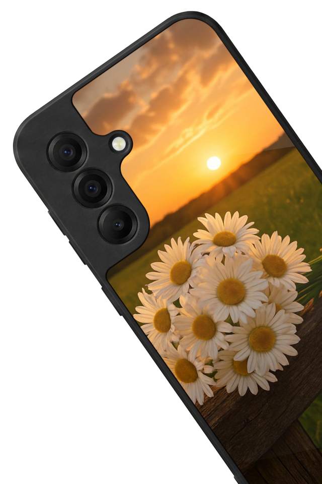 Samsung Galaxy A17 Uyumlu Cicek Tasarımlı Glossy Premium Kılıf