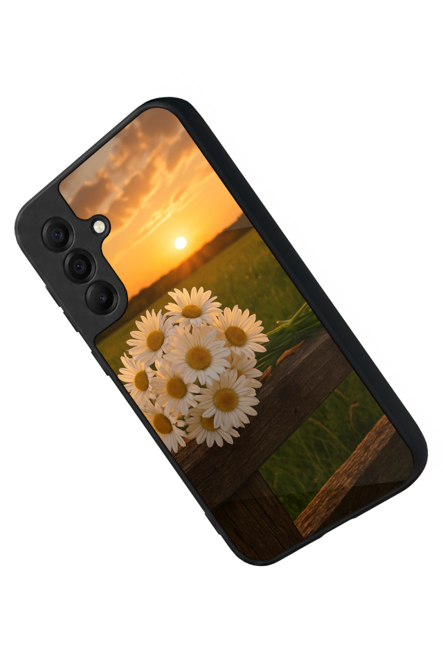 Samsung Galaxy A17 Uyumlu Cicek Tasarımlı Glossy Premium Kılıf
