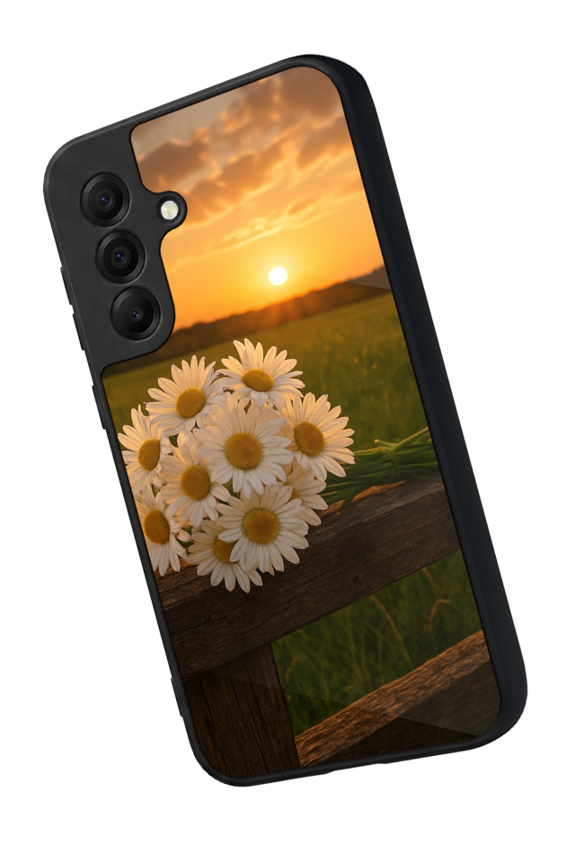 Samsung Galaxy A17 Uyumlu Cicek Tasarımlı Glossy Premium Kılıf