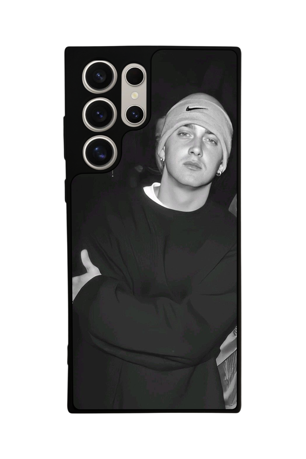 Samsung Galaxy S22 Ultra Uyumlu Eminem Tasarımlı Glossy Premium Kılıf