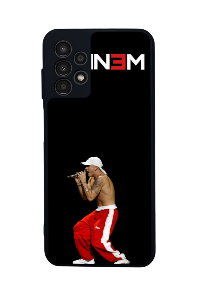 Samsung Galaxy A23 Uyumlu Eminem Tasarımlı Glossy Premium Kılıf