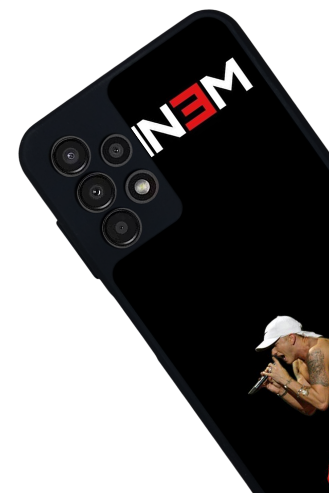 Samsung Galaxy A23 Uyumlu Eminem Tasarımlı Glossy Premium Kılıf
